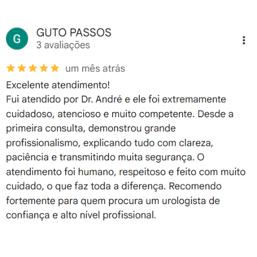 Depoimento Google Dr. André Ribeiro